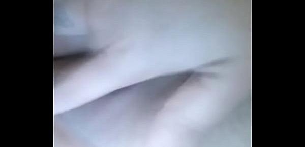  Quick pussy rub. Masturbating touching myself